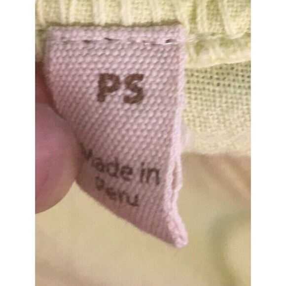 Soft Surroundings Top Women's Size PS Small Petit Yellow Long Sleeve V-Neck - Picture 6 of 7